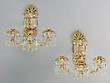Set of 4 Restauration wall lights